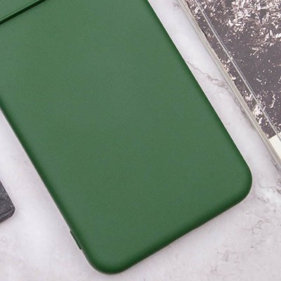 Чохол TPU GETMAN Liquid Silk Full Camera для Motorola Moto E13 Зелений / Dark green Чохол TPU GETMAN Liquid Silk Full Camera для Motorola Moto E13 Зелений / Dark green