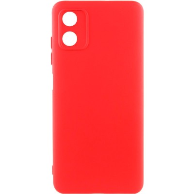 Чохол TPU GETMAN Liquid Silk Full Camera для Motorola Moto G04 / E14 Червоний / Red Чохол TPU GETMAN Liquid Silk Full Camera для Motorola Moto G04 / E14 Червоний / Red