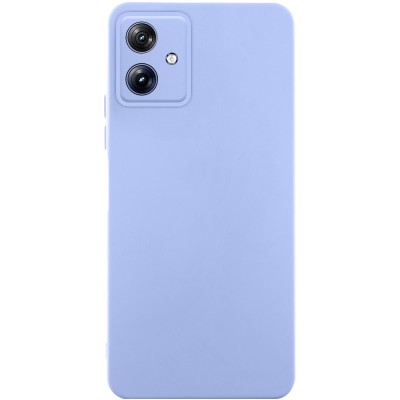 Чохол TPU GETMAN Liquid Silk Full Camera для Motorola Moto G54 Бузковий / Light purple Чохол TPU GETMAN Liquid Silk Full Camera для Motorola Moto G54 Бузковий / Light purple