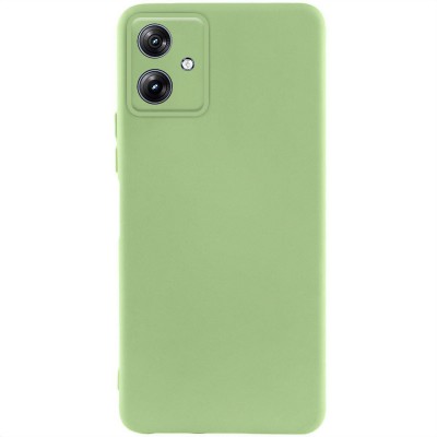 Чохол TPU GETMAN Liquid Silk Full Camera для Motorola Moto G54 Зелений / Pistachio Чохол TPU GETMAN Liquid Silk Full Camera для Motorola Moto G54 Зелений / Pistachio
