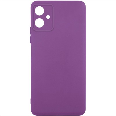 Чохол TPU GETMAN Liquid Silk Full Camera для Motorola Moto G54 Фіолетовий / Grape Чохол TPU GETMAN Liquid Silk Full Camera для Motorola Moto G54 Фіолетовий / Grape