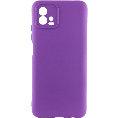Чохол TPU GETMAN Liquid Silk Full Camera для Motorola Moto G72 Фіолетовий / Purple Чохол TPU GETMAN Liquid Silk Full Camera для Motorola Moto G72 Фіолетовий / Purple