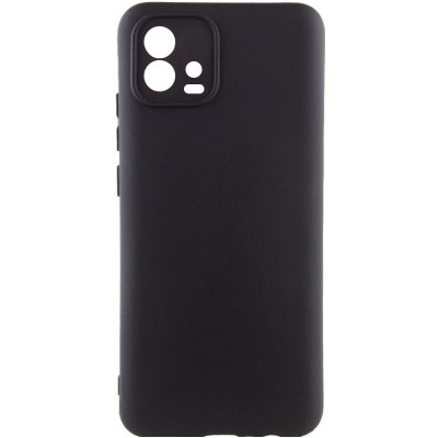 Чохол TPU GETMAN Liquid Silk Full Camera для Motorola Moto G72 Чорний / Black Чохол TPU GETMAN Liquid Silk Full Camera для Motorola Moto G72 Чорний / Black