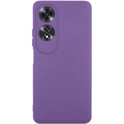 Чохол TPU GETMAN Liquid Silk Full Camera для Oppo A60 4G Фіолетовий / Amethyst Чохол TPU GETMAN Liquid Silk Full Camera для Oppo A60 4G Фіолетовий / Amethyst
