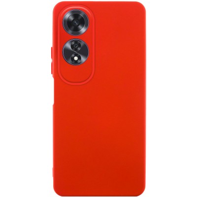 Чохол TPU GETMAN Liquid Silk Full Camera для Oppo A60 4G Червоний / Red