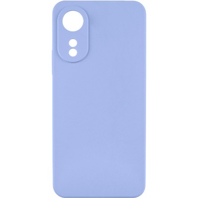 Чохол TPU GETMAN Liquid Silk Full Camera для Oppo A78 4G Бузковий / Light purple Чохол TPU GETMAN Liquid Silk Full Camera для Oppo A78 4G Бузковий / Light purple