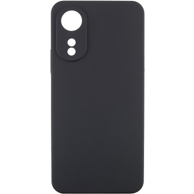 Чохол TPU GETMAN Liquid Silk Full Camera для Oppo A78 4G Чорний / Black Чохол TPU GETMAN Liquid Silk Full Camera для Oppo A78 4G Чорний / Black