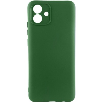 Чохол TPU GETMAN Liquid Silk Full Camera для Samsung Galaxy A04 Зелений / Dark green Чохол TPU GETMAN Liquid Silk Full Camera для Samsung Galaxy A04 Зелений / Dark green