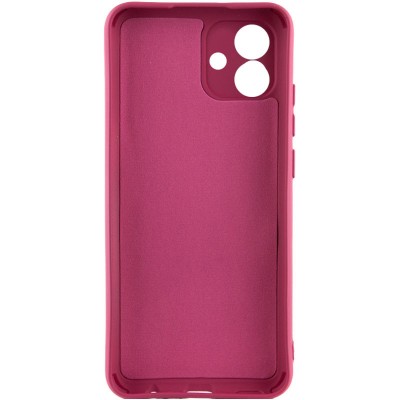 Чохол TPU GETMAN Liquid Silk Full Camera для Samsung Galaxy A05 Бордовий / Marsala