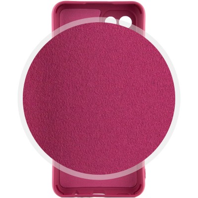 Чохол TPU GETMAN Liquid Silk Full Camera для Samsung Galaxy A05 Бордовий / Marsala