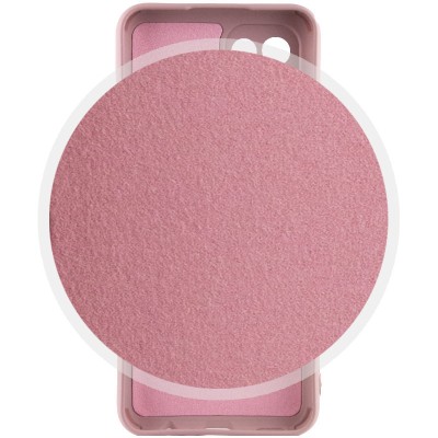 Чохол TPU GETMAN Liquid Silk Full Camera для Samsung Galaxy A05 Рожевий / Pink Sand