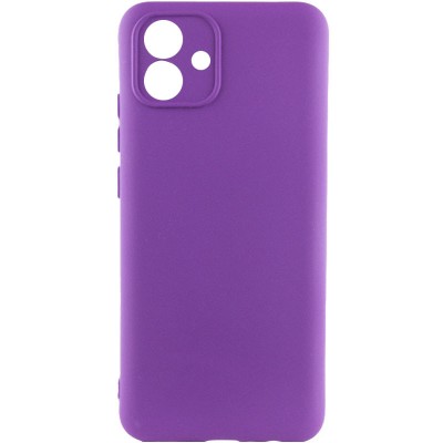 Чохол TPU GETMAN Liquid Silk Full Camera для Samsung Galaxy A05 Фіолетовий / Purple Чохол TPU GETMAN Liquid Silk Full Camera для Samsung Galaxy A05 Фіолетовий / Purple