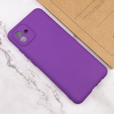 Чохол TPU GETMAN Liquid Silk Full Camera для Samsung Galaxy A05 Фіолетовий / Purple Чохол TPU GETMAN Liquid Silk Full Camera для Samsung Galaxy A05 Фіолетовий / Purple