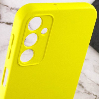 Чохол TPU GETMAN Liquid Silk Full Camera для Samsung Galaxy A05s Жовтий / Flash Чохол TPU GETMAN Liquid Silk Full Camera для Samsung Galaxy A05s Жовтий / Flash