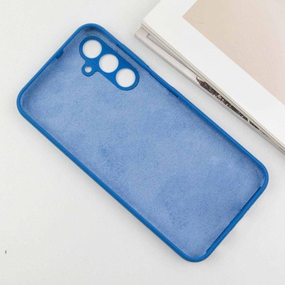 Чохол TPU GETMAN Liquid Silk Full Camera для Samsung Galaxy A05s Синій / Navy Blue Чохол TPU GETMAN Liquid Silk Full Camera для Samsung Galaxy A05s Синій / Navy Blue