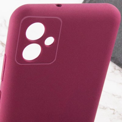 Чохол TPU GETMAN Liquid Silk Full Camera для Samsung Galaxy A06 Бордовий / Marsala Чохол TPU GETMAN Liquid Silk Full Camera для Samsung Galaxy A06 Бордовий / Marsala