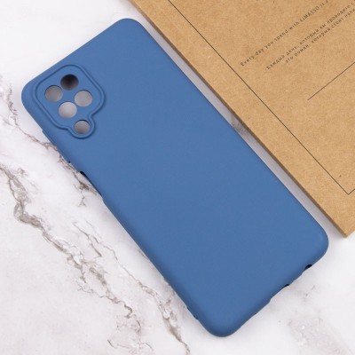 Чохол TPU GETMAN Liquid Silk Full Camera для Samsung Galaxy A12 Синій / Navy Blue Чохол TPU GETMAN Liquid Silk Full Camera для Samsung Galaxy A12 Синій / Navy Blue