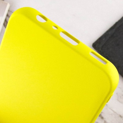 Чохол TPU GETMAN Liquid Silk Full Camera для Samsung Galaxy A16 4G/5G Жовтий / Flash