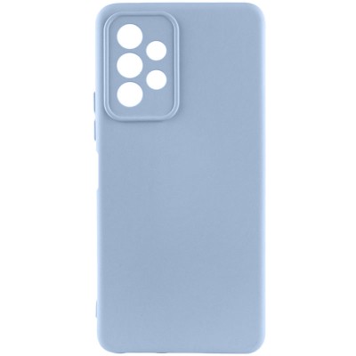 Чохол TPU GETMAN Liquid Silk Full Camera для Samsung Galaxy A23 4G Блакитний / Lilac Blue