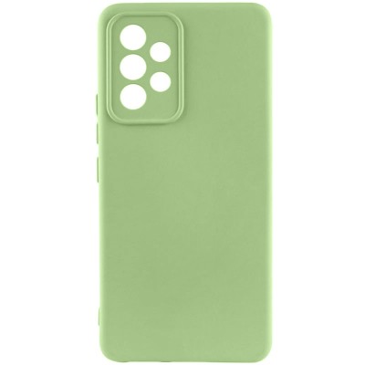 Чохол TPU GETMAN Liquid Silk Full Camera для Samsung Galaxy A32 4G Зелений / Pistachio