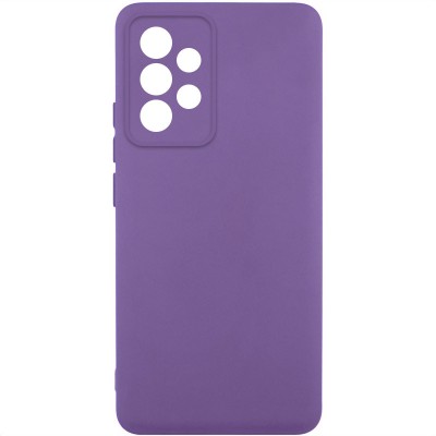 Чохол TPU GETMAN Liquid Silk Full Camera для Samsung Galaxy A32 4G Фіолетовий / Amethyst