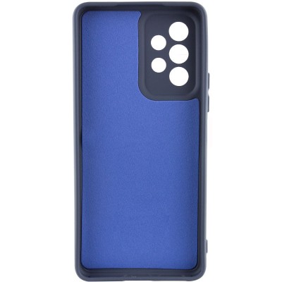 Чохол TPU GETMAN Liquid Silk Full Camera для Samsung Galaxy A33 5G Синій / Midnight Blue