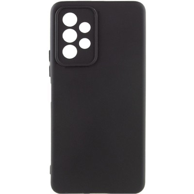Чохол TPU GETMAN Liquid Silk Full Camera для Samsung Galaxy A33 5G Чорний / Black