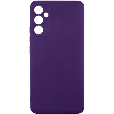 Чохол TPU GETMAN Liquid Silk Full Camera для Samsung Galaxy A36 5G Темно фіолетовий / Dark Purple
