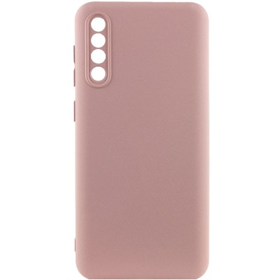 Чохол TPU GETMAN Liquid Silk Full Camera для Samsung Galaxy A50 (A505F) / A50s / A30s Рожевий / Pink Sand