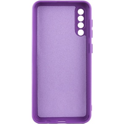 Чохол TPU GETMAN Liquid Silk Full Camera для Samsung Galaxy A50 (A505F) / A50s / A30s Фіолетовий / Purple