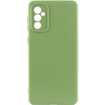 Чохол TPU GETMAN Liquid Silk Full Camera для Samsung Galaxy A55 Зелений / Pistachio
