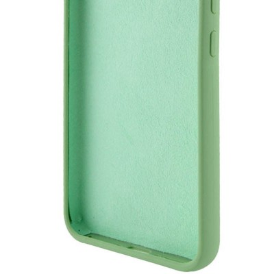Чохол TPU GETMAN Liquid Silk Full Camera для Samsung Galaxy A55 Зелений / Pistachio