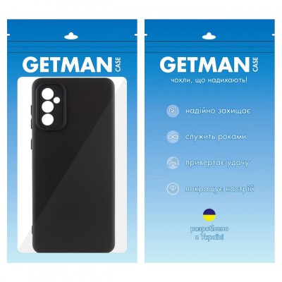 Чохол TPU GETMAN Liquid Silk Full Camera для Samsung Galaxy A56 5G Чорний / Black