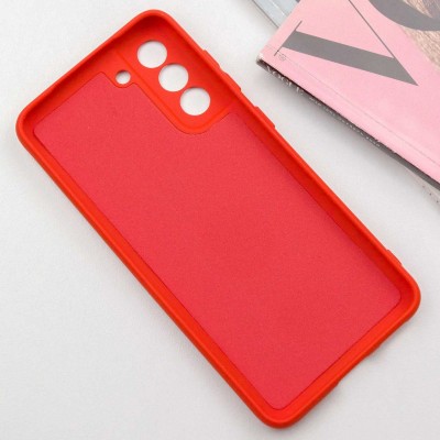 Чохол TPU GETMAN Liquid Silk Full Camera для Samsung Galaxy S21 FE Червоний / Red