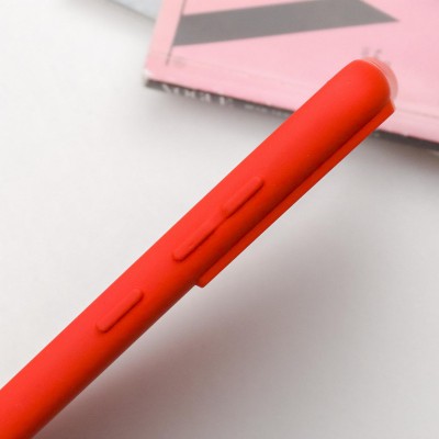 Чохол TPU GETMAN Liquid Silk Full Camera для Samsung Galaxy S21 FE Червоний / Red