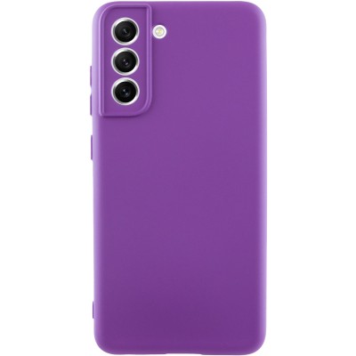 Чохол TPU GETMAN Liquid Silk Full Camera для Samsung Galaxy S21 Фіолетовий / Purple Чохол TPU GETMAN Liquid Silk Full Camera для Samsung Galaxy S21 Фіолетовий / Purple