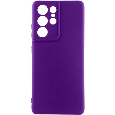 Чохол TPU GETMAN Liquid Silk Full Camera для Samsung Galaxy S22 Ultra Фіолетовий / Ultra Violet Чохол TPU GETMAN Liquid Silk Full Camera для Samsung Galaxy S22 Ultra Фіолетовий / Ultra Violet