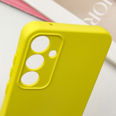 Чохол TPU GETMAN Liquid Silk Full Camera для Samsung Galaxy S23 FE Жовтий / Flash