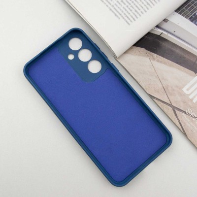 Чохол TPU GETMAN Liquid Silk Full Camera для Samsung Galaxy S23 FE Синій / Navy Blue Чохол TPU GETMAN Liquid Silk Full Camera для Samsung Galaxy S23 FE Синій / Navy Blue