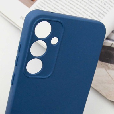 Чохол TPU GETMAN Liquid Silk Full Camera для Samsung Galaxy S23 FE Синій / Navy Blue Чохол TPU GETMAN Liquid Silk Full Camera для Samsung Galaxy S23 FE Синій / Navy Blue