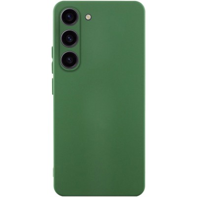Чохол TPU GETMAN Liquid Silk Full Camera для Samsung Galaxy S23 Зелений / Dark green Чохол TPU GETMAN Liquid Silk Full Camera для Samsung Galaxy S23 Зелений / Dark green