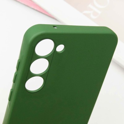 Чохол TPU GETMAN Liquid Silk Full Camera для Samsung Galaxy S23 Зелений / Dark green Чохол TPU GETMAN Liquid Silk Full Camera для Samsung Galaxy S23 Зелений / Dark green