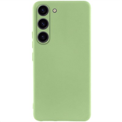 Чохол TPU GETMAN Liquid Silk Full Camera для Samsung Galaxy S23 Зелений / Pistachio Чохол TPU GETMAN Liquid Silk Full Camera для Samsung Galaxy S23 Зелений / Pistachio