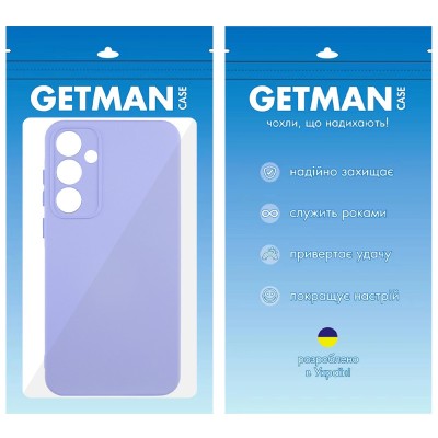 Чохол TPU GETMAN Liquid Silk Full Camera для Samsung Galaxy S24 FE Бузковий / Dasheen
