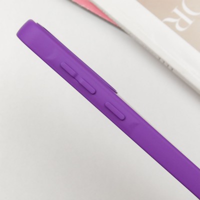 Чохол TPU GETMAN Liquid Silk Full Camera для Samsung Galaxy S24 FE Фіолетовий / Purple