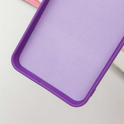 Чохол TPU GETMAN Liquid Silk Full Camera для Samsung Galaxy S24 FE Фіолетовий / Purple