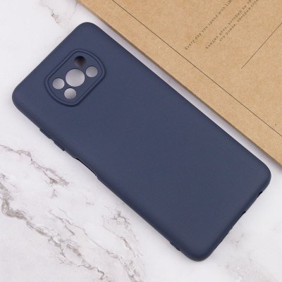 Чохол TPU GETMAN Liquid Silk Full Camera для Xiaomi Poco X3 NFC / Poco X3 Pro Синій / Midnight Blue Чохол TPU GETMAN Liquid Silk Full Camera для Xiaomi Poco X3 NFC / Poco X3 Pro Синій / Midnight Blue