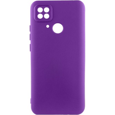 Чохол TPU GETMAN Liquid Silk Full Camera для Xiaomi Redmi 10C Фіолетовий / Purple Чохол TPU GETMAN Liquid Silk Full Camera для Xiaomi Redmi 10C Фіолетовий / Purple