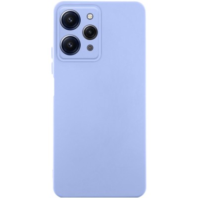 Чохол TPU GETMAN Liquid Silk Full Camera для Xiaomi Redmi 12 Бузковий / Light purple Чохол TPU GETMAN Liquid Silk Full Camera для Xiaomi Redmi 12 Бузковий / Light purple