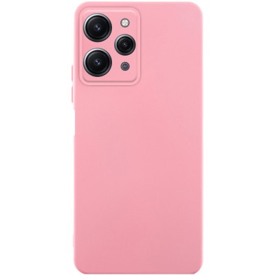 Чохол TPU GETMAN Liquid Silk Full Camera для Xiaomi Redmi 12 Рожевий / Pink